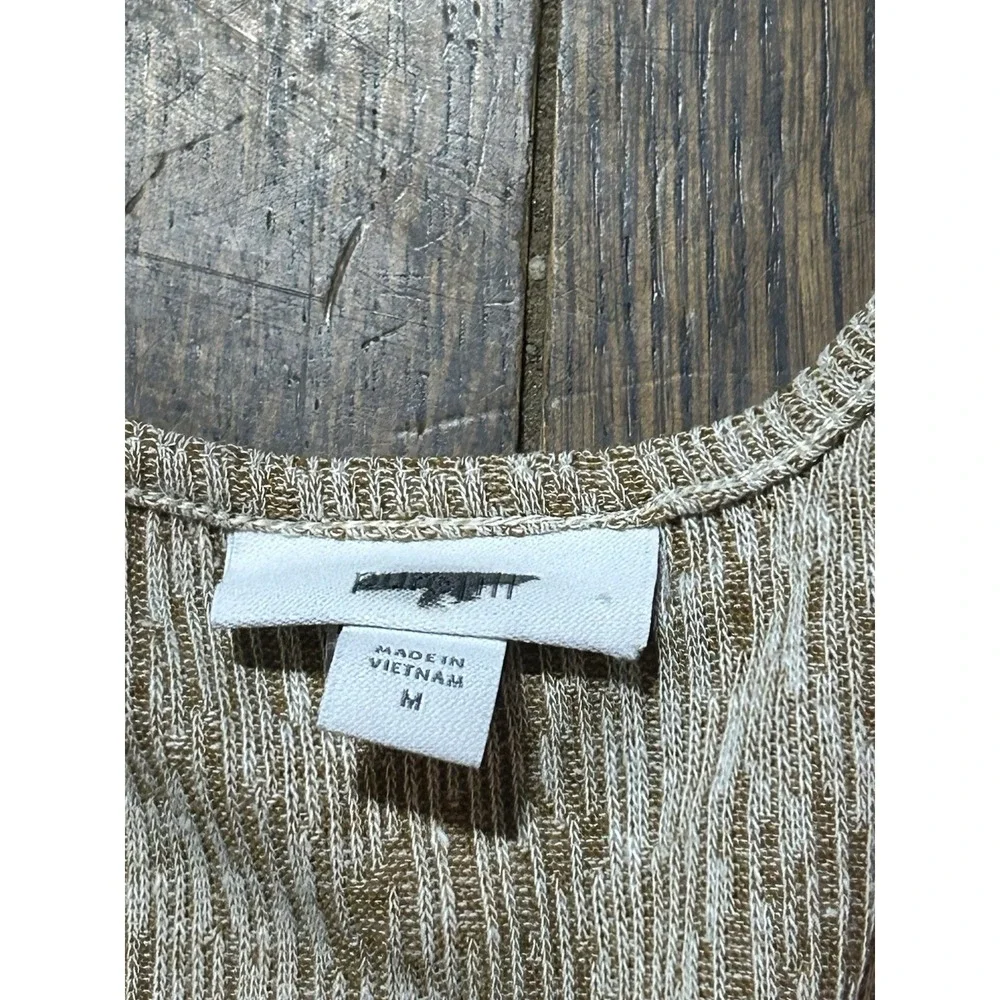 J.Jill Pure Jill Womens Medium Linen Cotton Blend Stretch Kimono Cardigan Pocket
